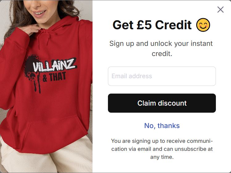 Chapter 14. Get £5 Credit When You Join the Villainz N That Squad 🖤