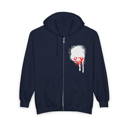 Villainz & That Zip-Up Hoodie — Gothic Streetwear Full-Zip Hooded Sweatshirt