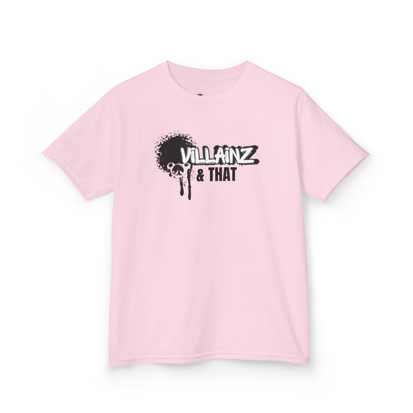 Kids T‑Shirt — "Villainz & That" Graffiti Logo Tee