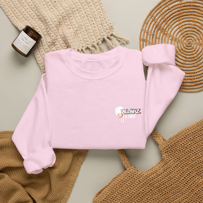 Crewneck Sweatshirt — Small Floral Graphic "You Are Loved"