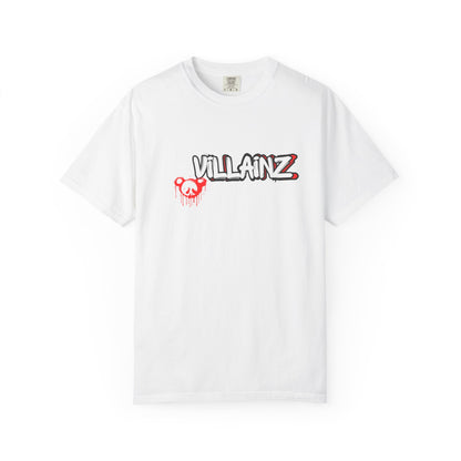 T-Shirt — 'VILLAINZ' Graffiti Heart Streetwear Tee