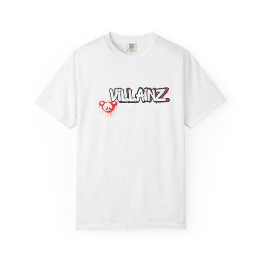 T-Shirt — 'VILLAINZ' Graffiti Heart Streetwear Tee