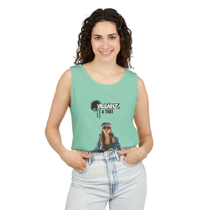 Skateboard Girl Tank Top — "Villainz & That" Graphic Vest