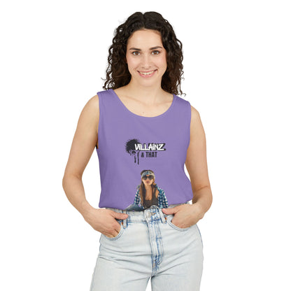 Skateboard Girl Tank Top — "Villainz & That" Graphic Vest