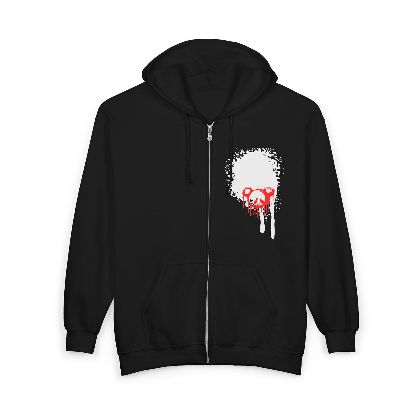 Villainz & That Zip-Up Hoodie — Gothic Streetwear Full-Zip Hooded Sweatshirt