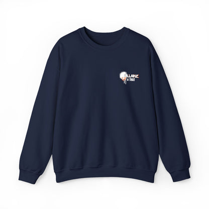 Crewneck Sweatshirt — Small Floral Graphic "You Are Loved"
