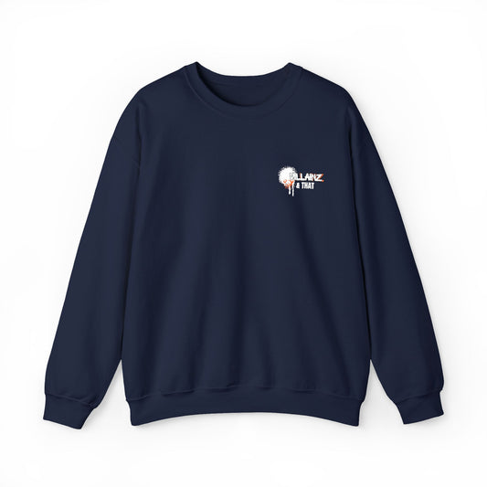 Crewneck Sweatshirt — Small Floral Graphic "You Are Loved"