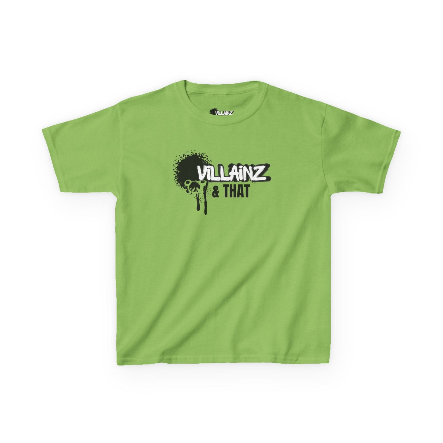 Kids T‑Shirt — "Villainz & That" Graffiti Logo Tee