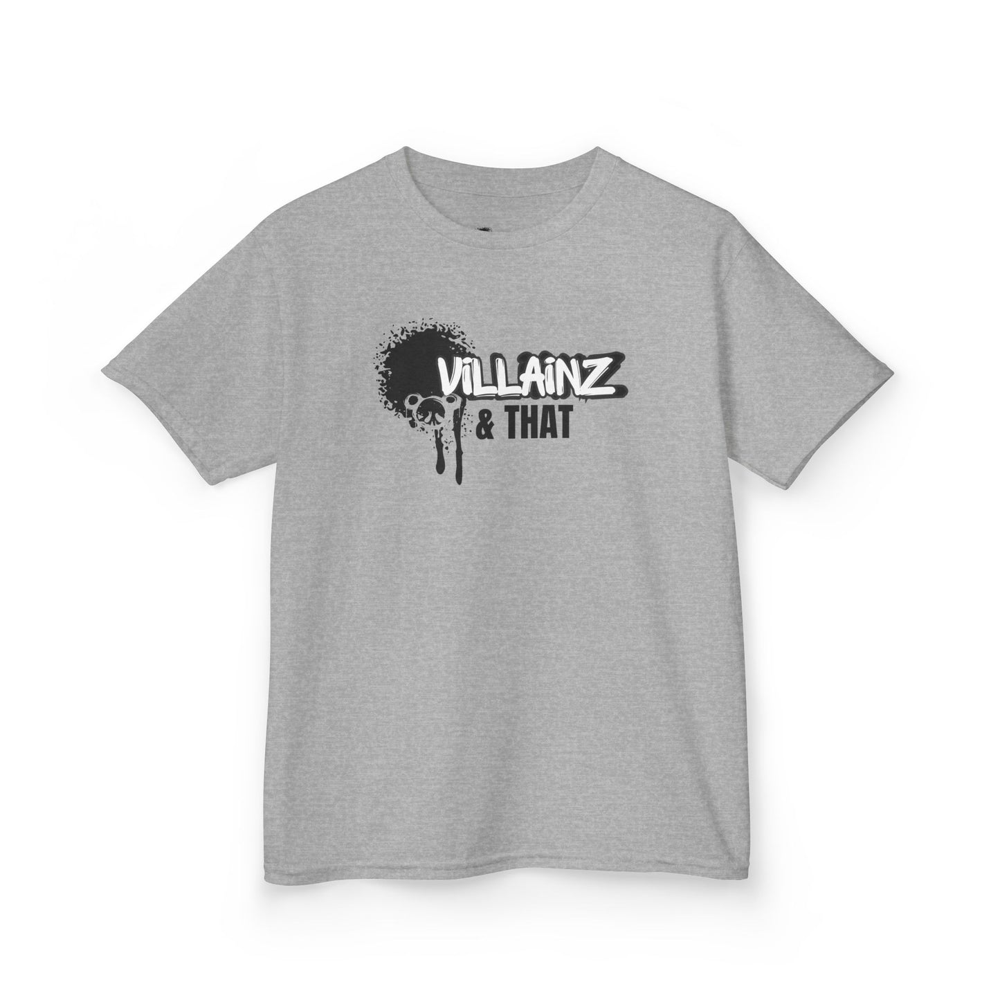 Kids T‑Shirt — "Villainz & That" Graffiti Logo Tee
