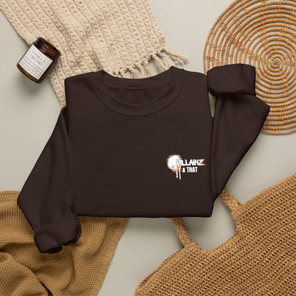Crewneck Sweatshirt — Small Floral Graphic "You Are Loved"