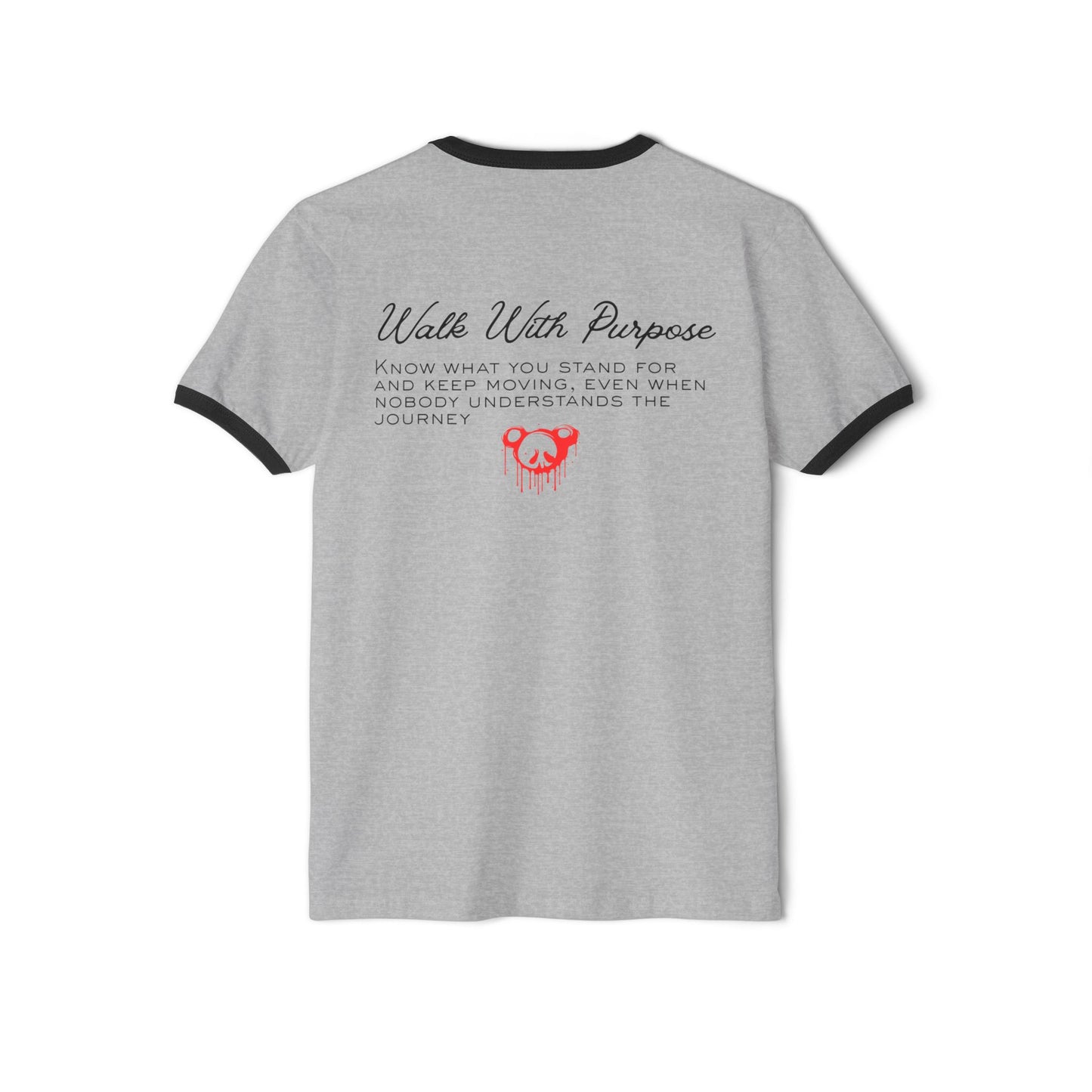 Villainz & That Ringer T-Shirt — 'Walk With Purpose' Graphic Tee