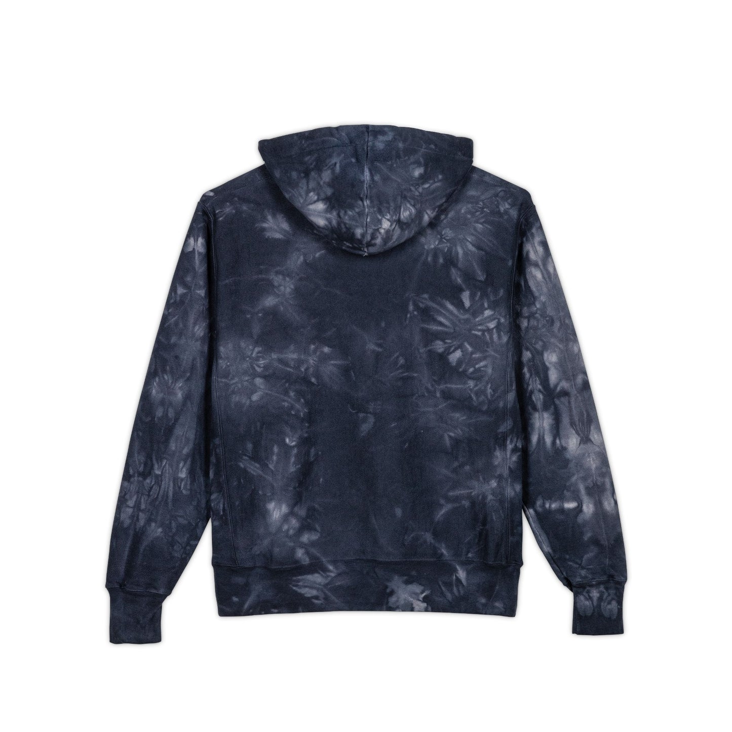 Tie-Dye Champion Hoodie — Embroidered 'Billanz & Tinz' Graphic