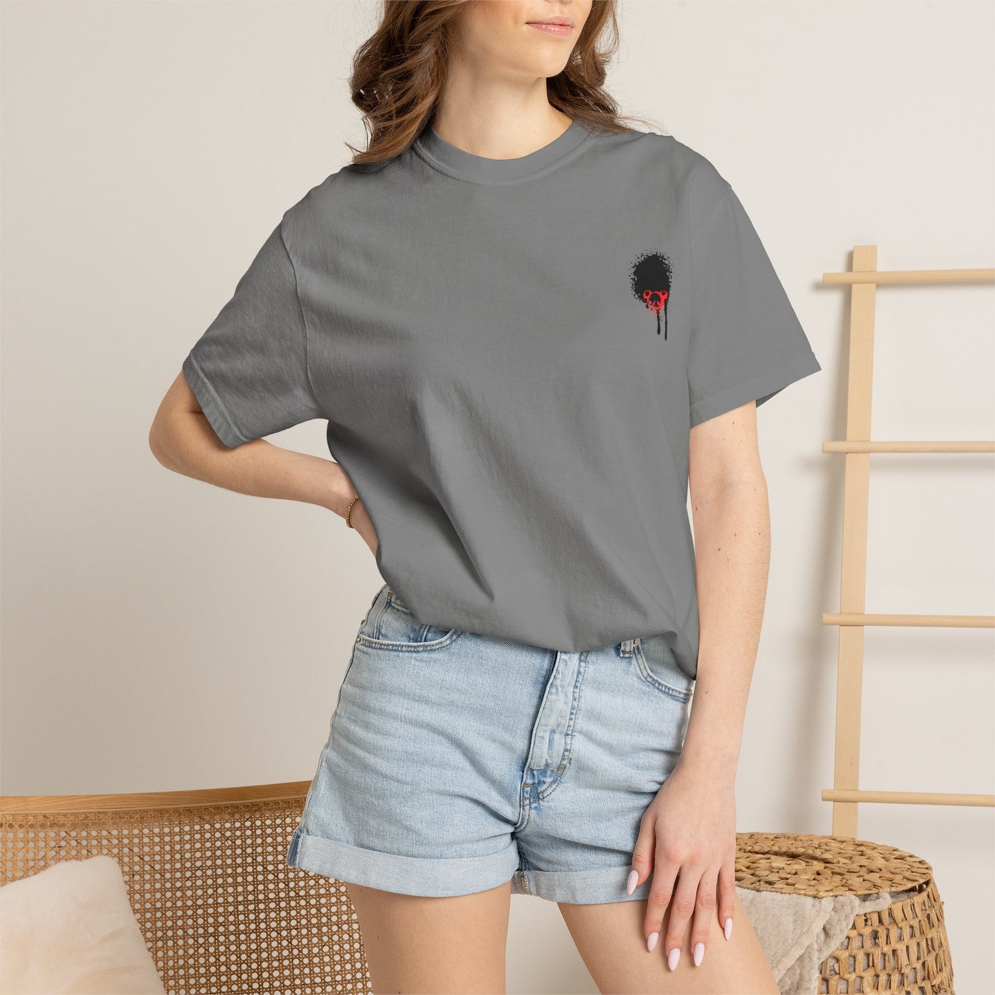 Villainz & That T-Shirt — Gothic Graffiti Back Print Tee