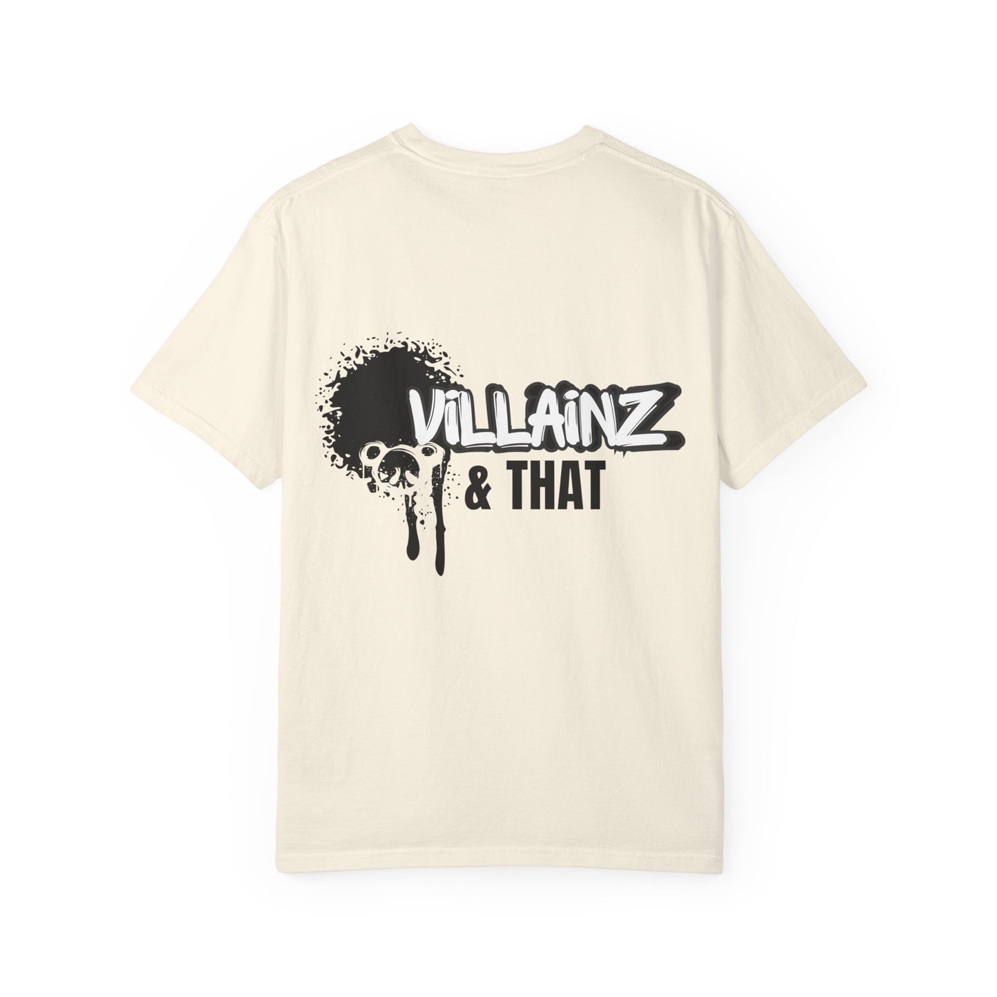 Villainz & That T-Shirt — Gothic Graffiti Back Print Tee