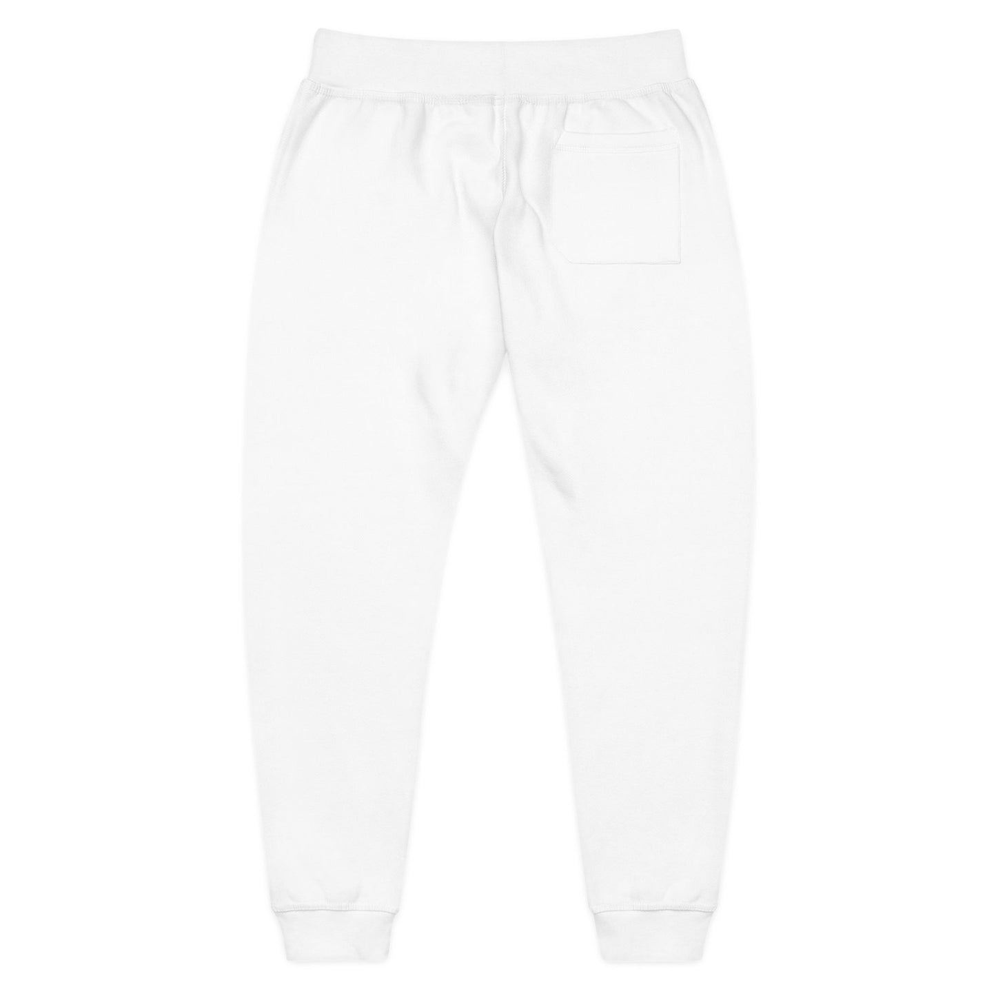 Embroidered Rose Skull Fleece Sweatpants — Gothic Floral Joggers