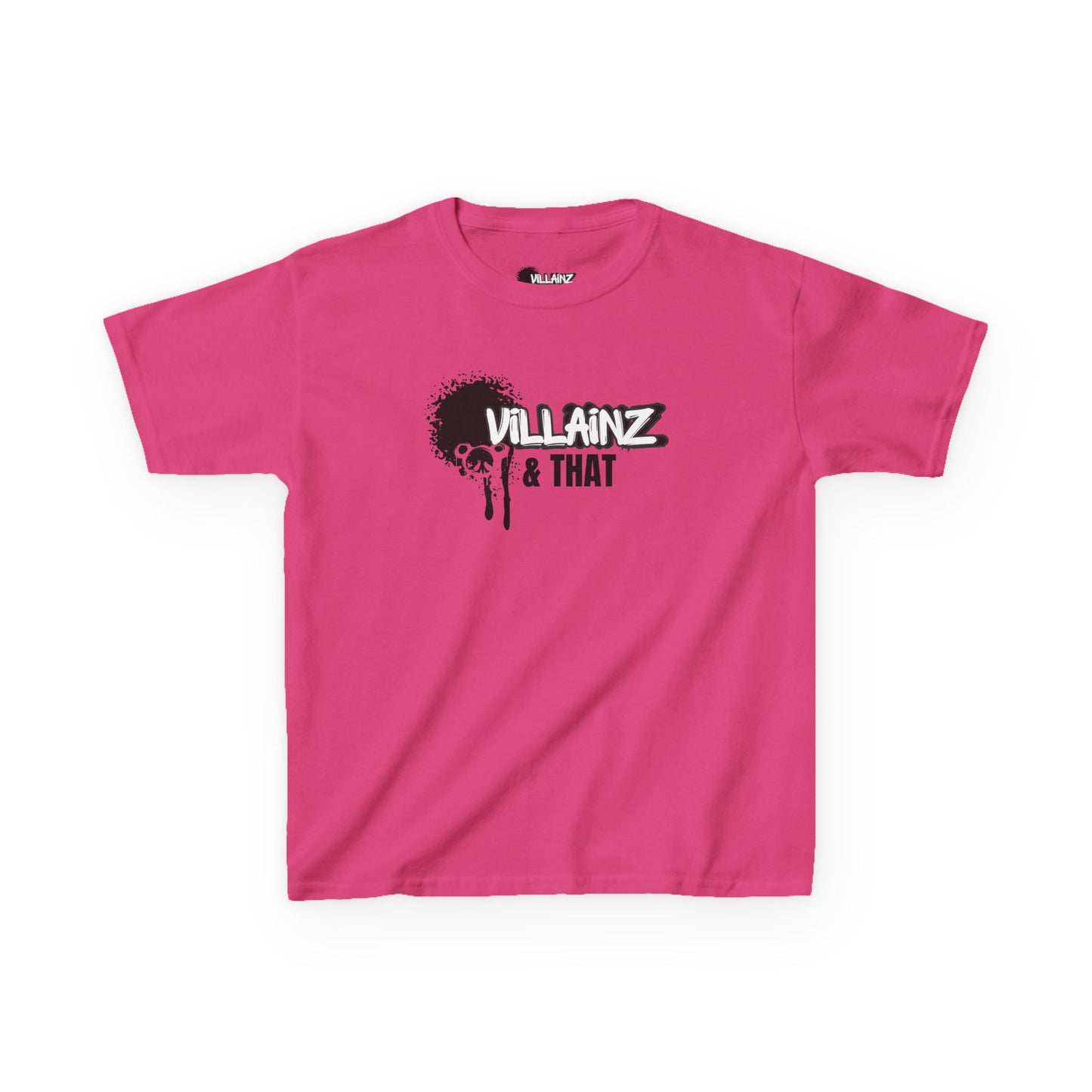 Kids T‑Shirt — "Villainz & That" Graffiti Logo Tee