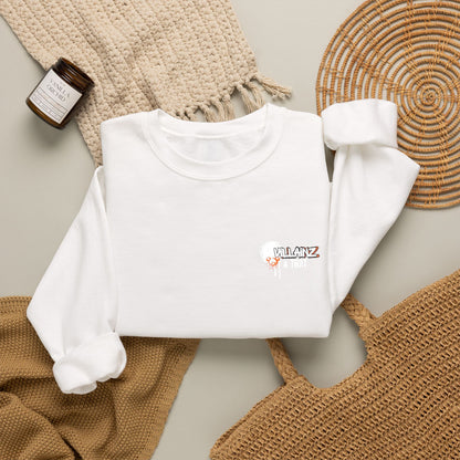 Crewneck Sweatshirt — Small Floral Graphic "You Are Loved"