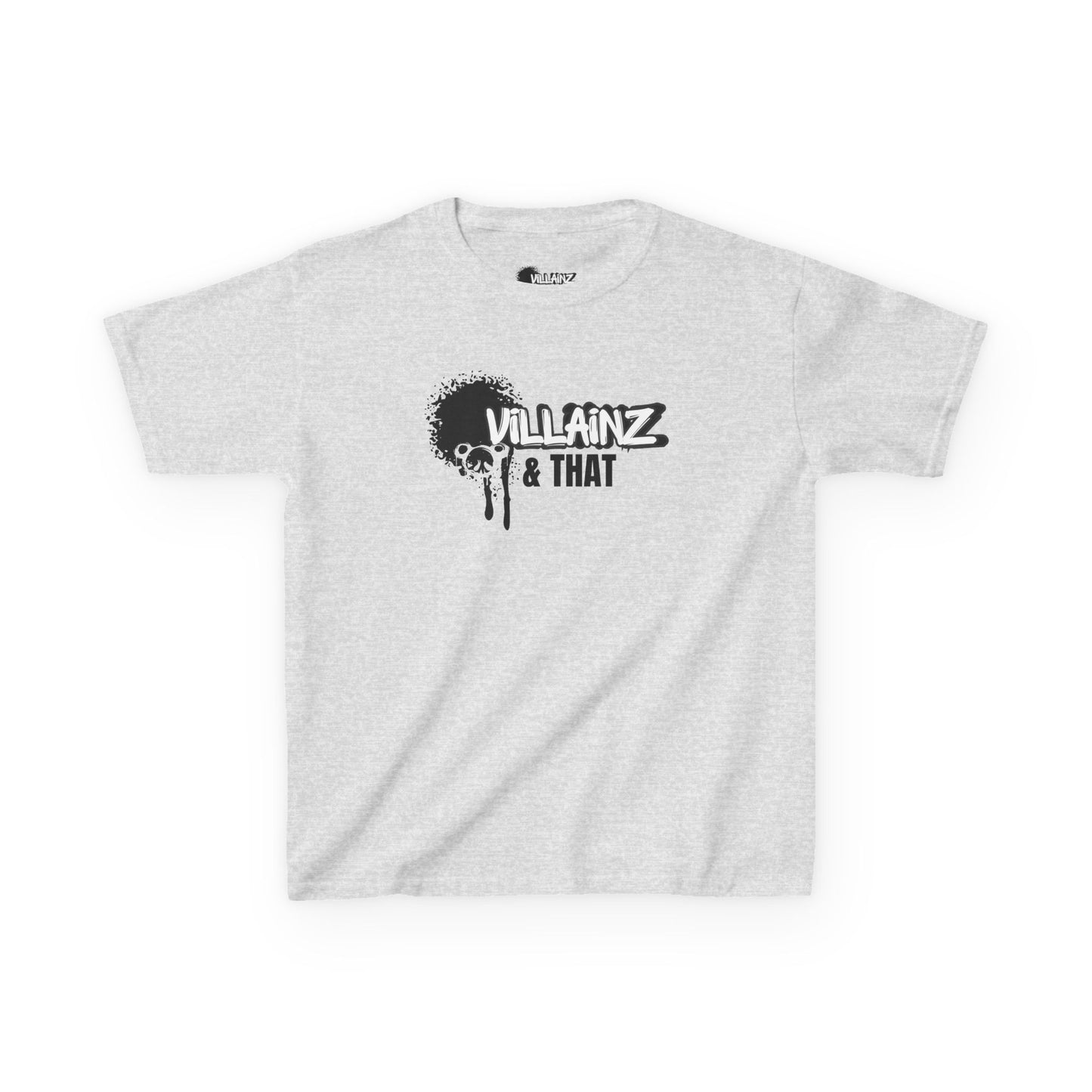 Kids T‑Shirt — "Villainz & That" Graffiti Logo Tee
