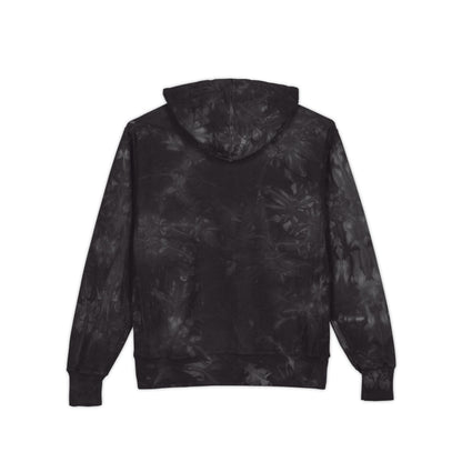 Tie-Dye Champion Hoodie — Embroidered 'Billanz & Tinz' Graphic