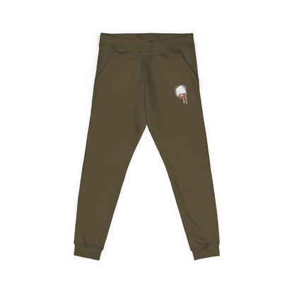 Darkside Skull Fleece Sweatpants — Gothic Floral Joggers