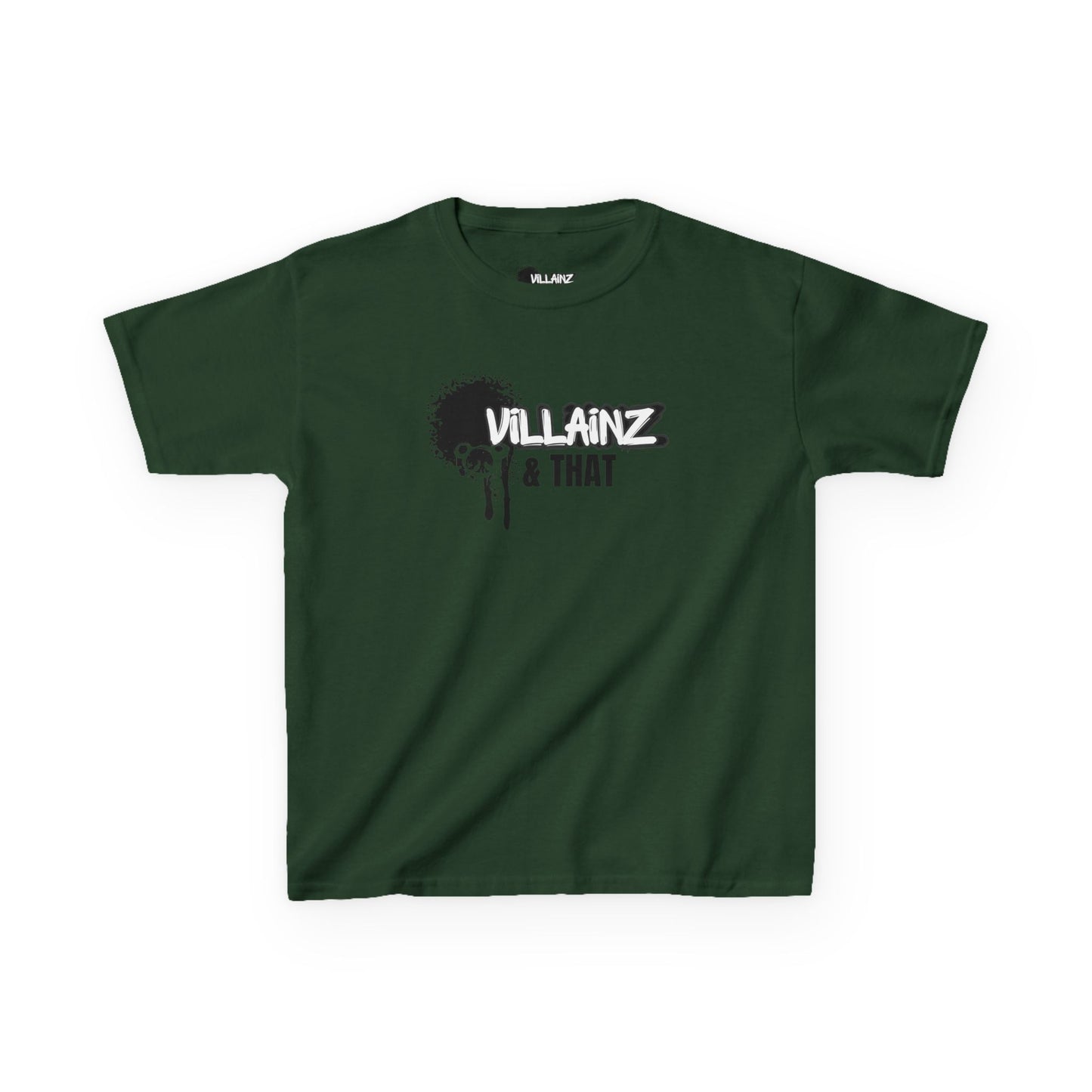 Kids T‑Shirt — "Villainz & That" Graffiti Logo Tee