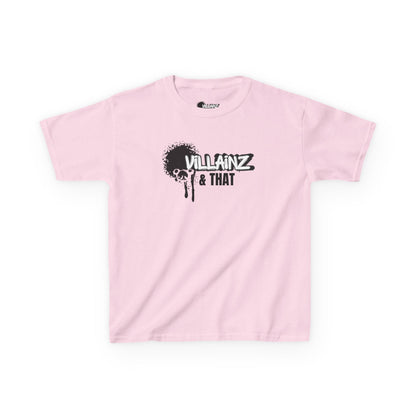 Kids T‑Shirt — "Villainz & That" Graffiti Logo Tee