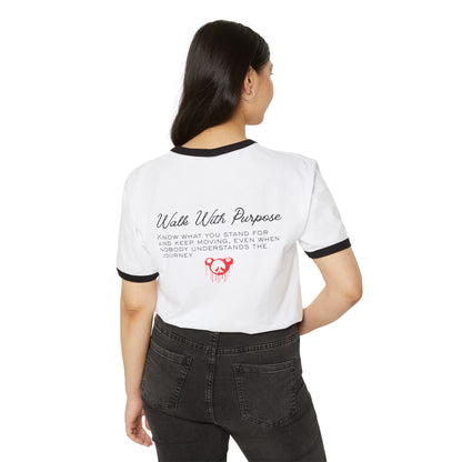 Villainz & That Ringer T-Shirt — 'Walk With Purpose' Graphic Tee