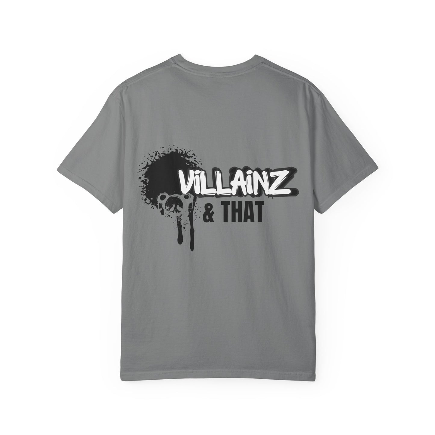 Villainz & That T-Shirt — Gothic Graffiti Back Print Tee