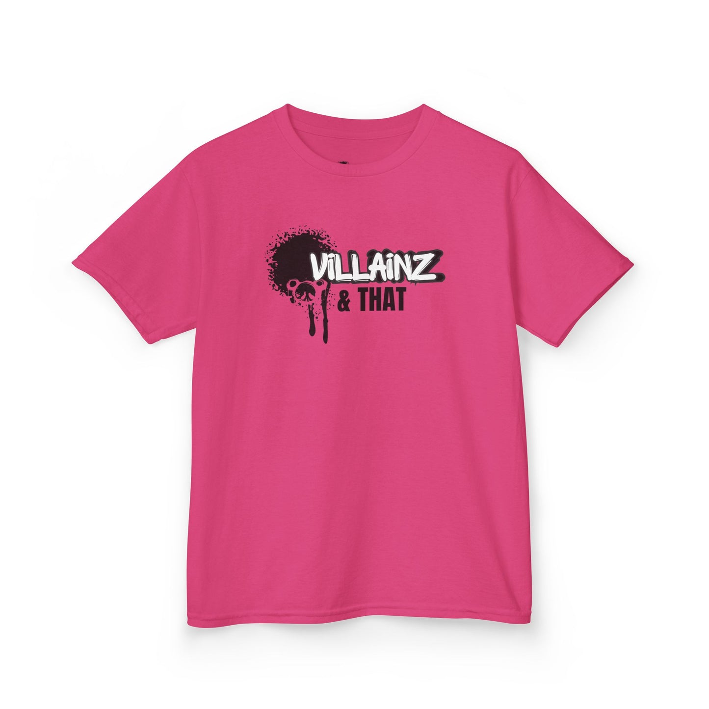 Kids T‑Shirt — "Villainz & That" Graffiti Logo Tee