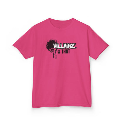 Kids T‑Shirt — "Villainz & That" Graffiti Logo Tee