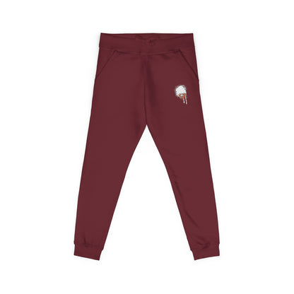 Darkside Skull Fleece Sweatpants — Gothic Floral Joggers