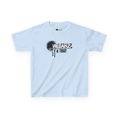 Kids T‑Shirt — "Villainz & That" Graffiti Logo Tee