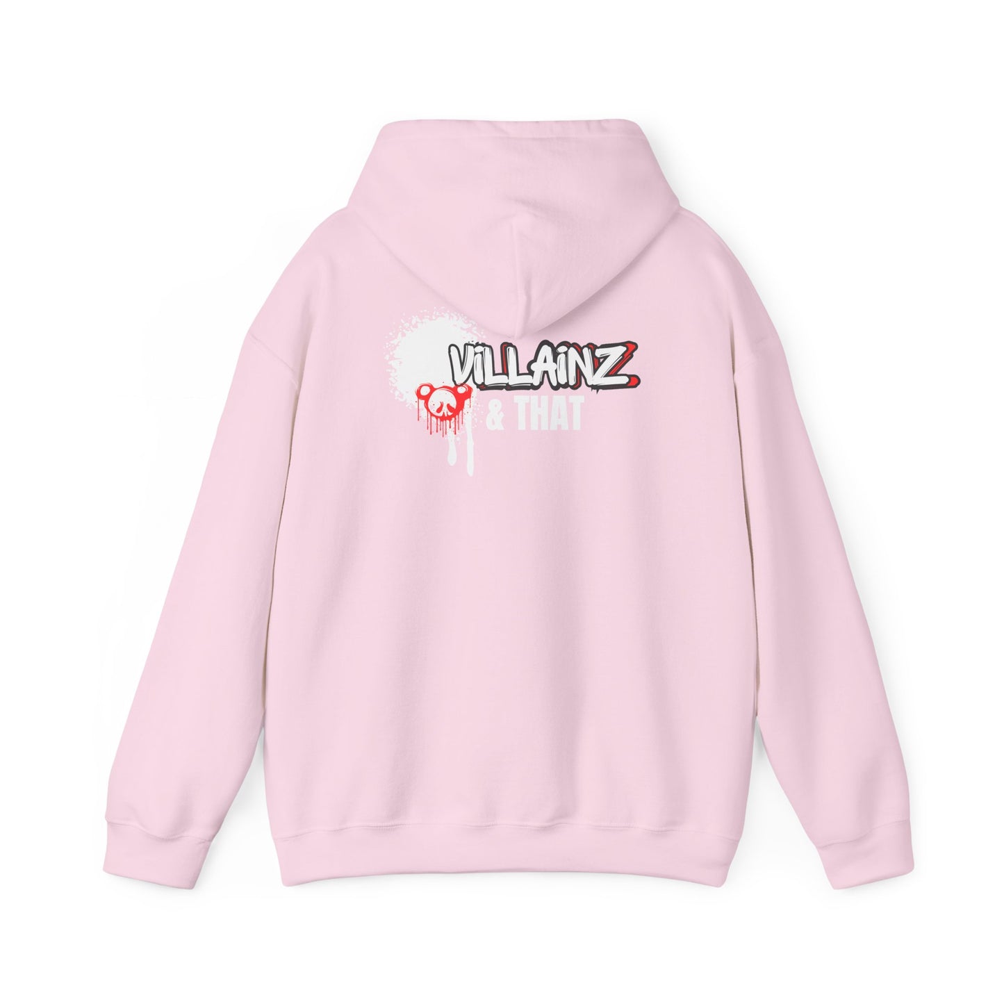 LIMITED EDITION**  DJ Hoodie —  Graphic Pullover with 'VILLAINZ & THAT' Back Print