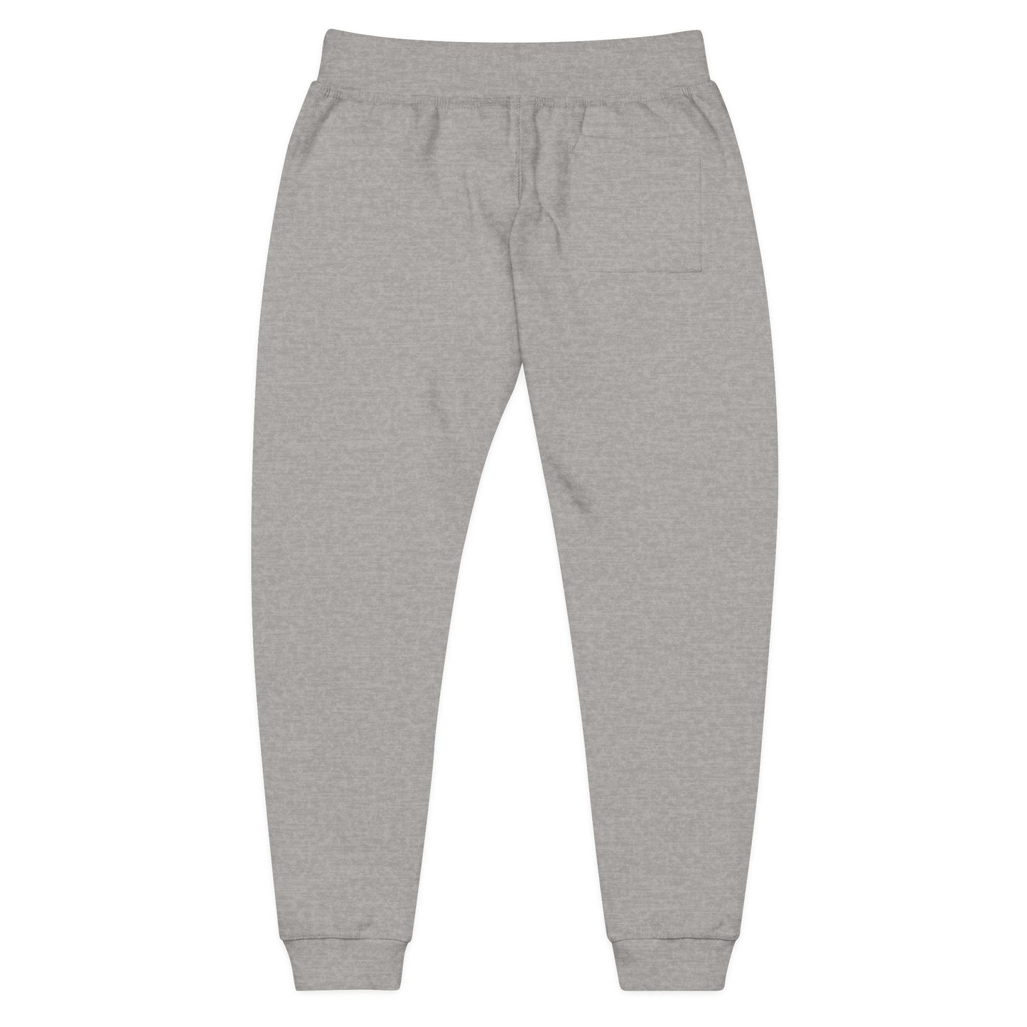 Embroidered Rose Skull Fleece Sweatpants — Gothic Floral Joggers