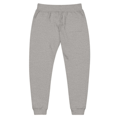 Embroidered Rose Skull Fleece Sweatpants — Gothic Floral Joggers