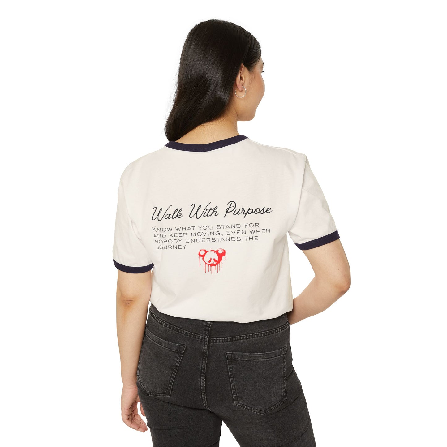 Villainz & That Ringer T-Shirt — 'Walk With Purpose' Graphic Tee