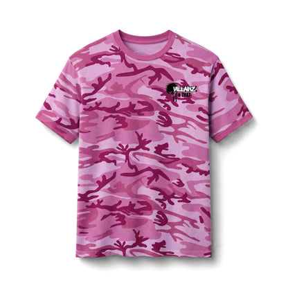 Villainz Military Camo —  Print T‑Shirt