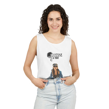 Skateboard Girl Tank Top — "Villainz & That" Graphic Vest
