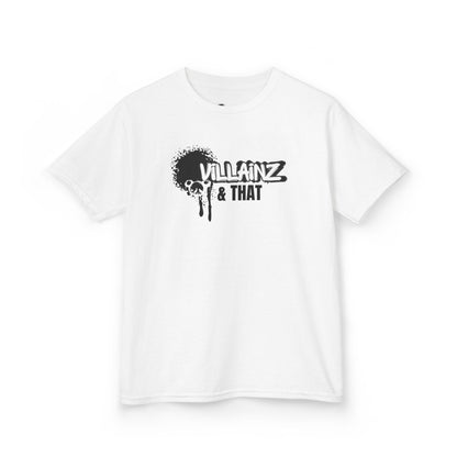 Kids T‑Shirt — "Villainz & That" Graffiti Logo Tee