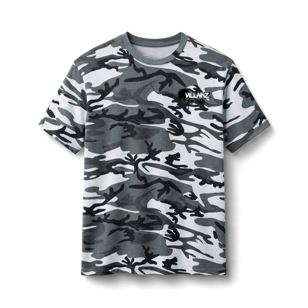 Villainz Military Camo —  Print T‑Shirt