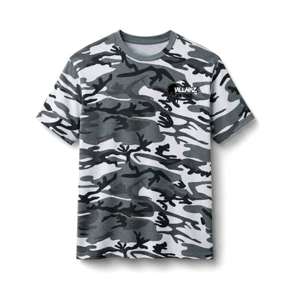 Villainz Military Camo —  Print T‑Shirt