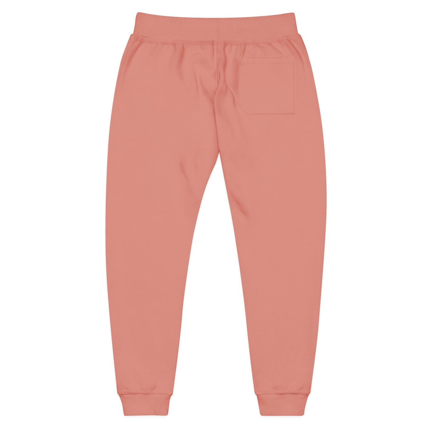 Embroidered Rose Skull Fleece Sweatpants — Gothic Floral Joggers
