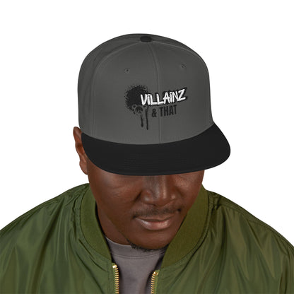 Embroidered Snapback Hat — Urban Graffiti Logo Cap