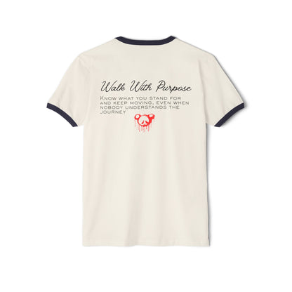Villainz & That Ringer T-Shirt — 'Walk With Purpose' Graphic Tee