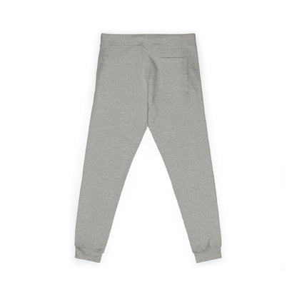 Embroidered Rose Skull Fleece Sweatpants — Gothic Floral Joggers