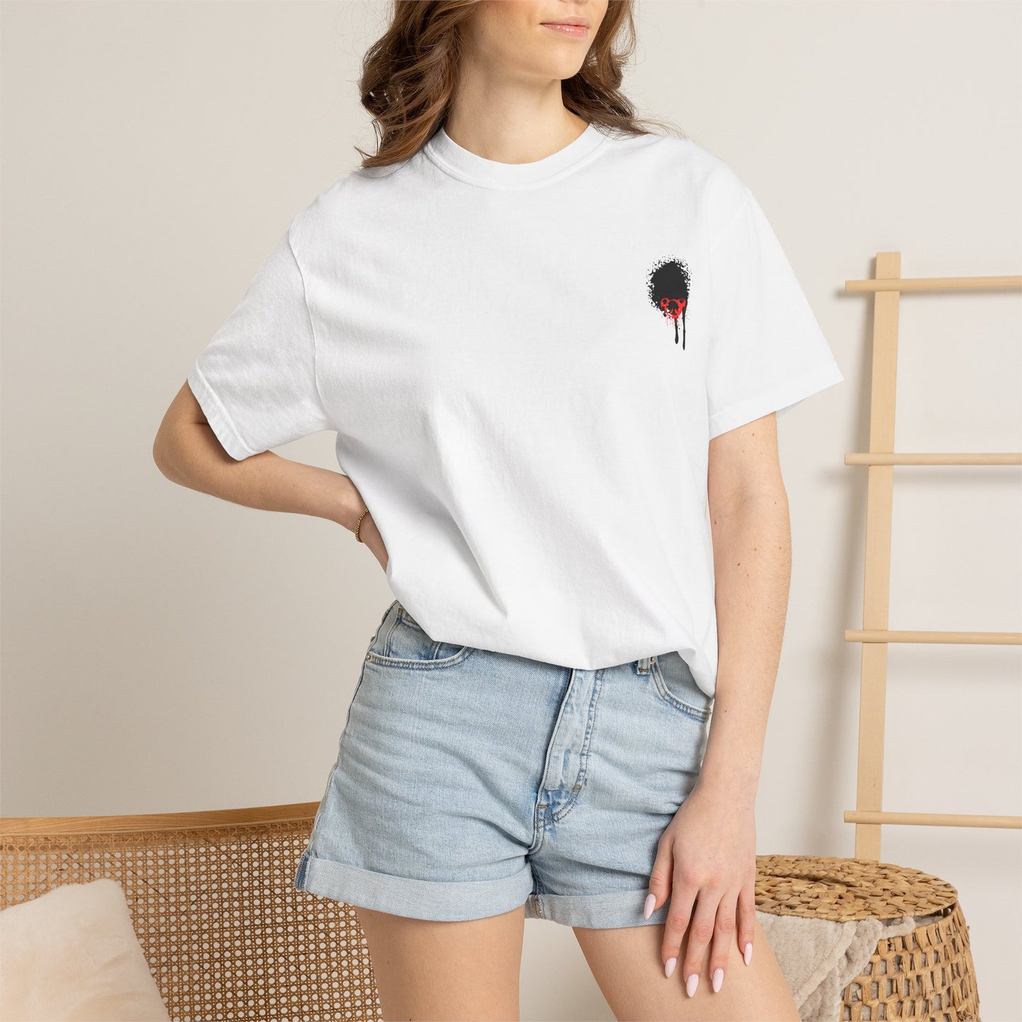 Villainz & That T-Shirt — Gothic Graffiti Back Print Tee