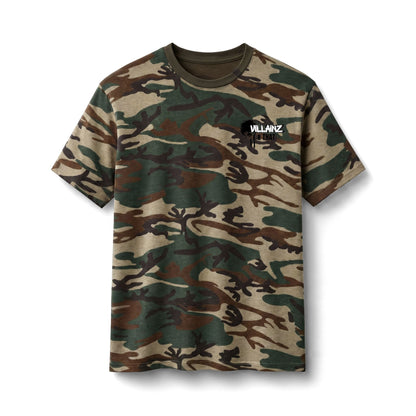 Villainz Military Camo —  Print T‑Shirt