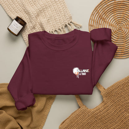 Crewneck Sweatshirt — Small Floral Graphic "You Are Loved"