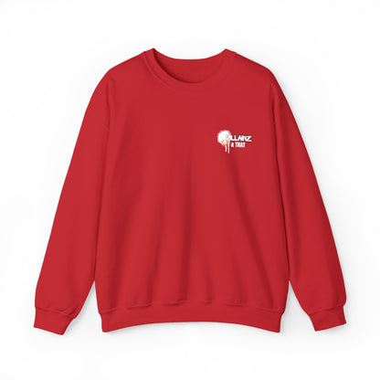 Crewneck Sweatshirt — Small Floral Graphic "You Are Loved"