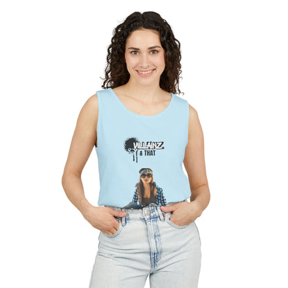 Skateboard Girl Tank Top — "Villainz & That" Graphic Vest